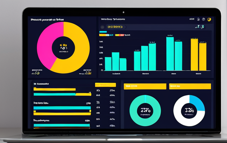 **
"Interactive dashboard visualizing sales performance by region, product, and time, allowing users to explore data with clicks. Modern, clean design with charts and graphs in vibrant colors. Focus on user engagement and data exploration."
**